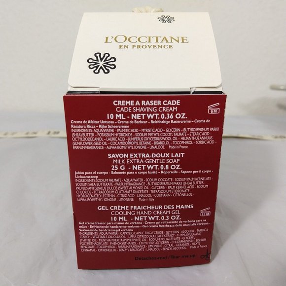 L'Occitane Men's 3 Pieces Cade Gift Set Ornament NIB - Picture 4 of 5